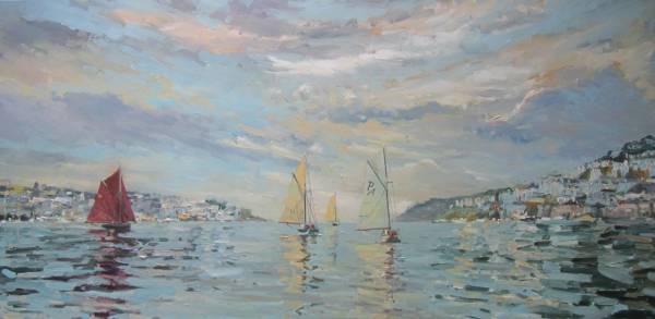 - Oil on Canvas, Painting by Jill Hudson, measuring 50 x 100 cm (H x W) £985